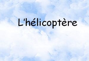 helicoptere