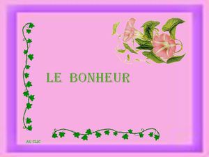 le_bonheur