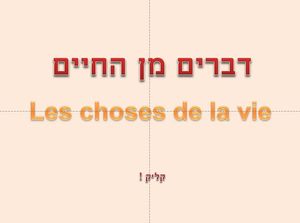 les_choses_de_la_vie